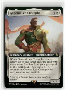 General Leo Cristophe Extended Art - Commander FINAL FANTASY MTG NM - Image 1