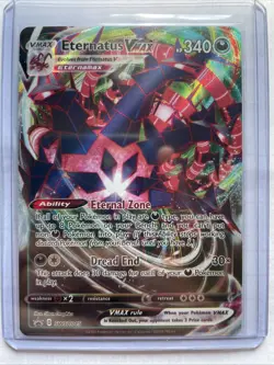Pokemon TCG Sword & Shield Eternatus VMAX SWSH045 Black Star Promo - Image 1