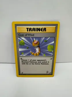 Gust Of Wind 120/130 Pokemon Base Set 2 Unlimited Vintage - Image 1
