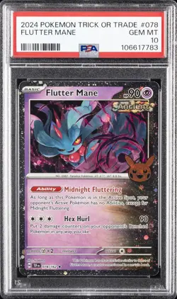 2024 POKEMON TRICK OR TRADE #078 FLUTTER MANE PSA 10 - Image 1