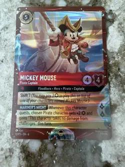 Disney Cruise Line Exclusive Lorcana P3 Foil Mickey & Minnie Mouse Promo Cards - Image 3