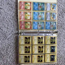Pokemon Cards All From Evolution Set Binder with 7 front and back pages! - Image 2