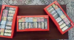 Pokemon Prismatic Evolutions 8 Mini-Tins with Promo Cards Costco 3-pack IN HAND - Image 1