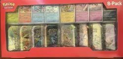 Pokemon Prismatic Evolutions 8 Mini-Tins with Promo Cards Costco 3-pack IN HAND - Image 2