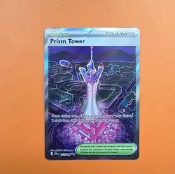 Pokemon TCG Prism Tower Chaos Rising Trainer Card Holo Full Art 111/086 *NM* - Image 1