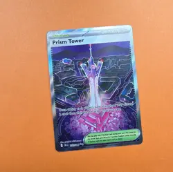 Pokemon TCG Prism Tower Chaos Rising Trainer Card Holo Full Art 111/086 *NM* - Image 2