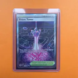 Pokemon TCG Prism Tower Chaos Rising Trainer Card Holo Full Art 111/086 *NM* - Image 5