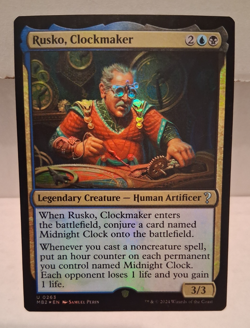 Rusko, Clockmaker Mystery Booster 2 Foil MTG card - Image 1