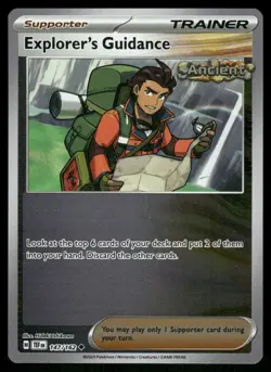 Explorer's Guidance 147/162 Reverse Holo Temporal Forces Pokemon TCG card - Image 1