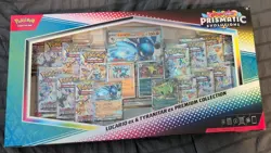 2 x Pokemon Prismatic Evolutions Lucario EX and Tyranitar EX Premium Collection - Image 2