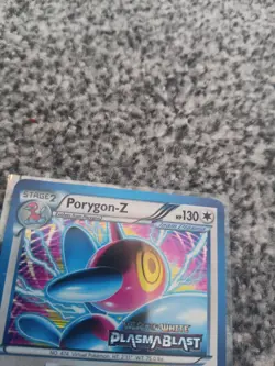 Pokemon Porygon-Z BW84 Plasma Blast Promo Card Black Star Promo Stamp Holo - Image 2