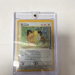 Pokemon TCG Meowth Wotc Promo Holo Promo Card 10/53 English Basic 50 HP - Image 3