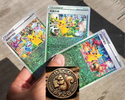 3 Promo Card Set S-Pokemon Chinese 004/004 Pikachu Player's Celebration Ceremony - Image 2