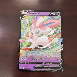 Sylveon V SWSH202 SWSH: Sword & Shield Promo Cards Holo LP - Image 1