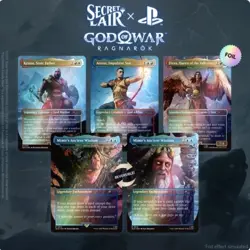 Secret Lair x God of War: Norse Foil Edition Playstation Superdrop MTG Sealed - Image 1