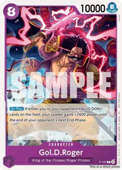 Gol.D.Roger (Store Tournament 2025 Vol. 4) [OP-PR - P-107] - NM TCG One Piece - Image 1