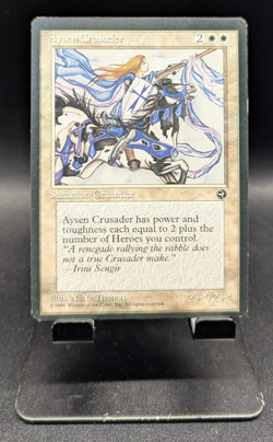 Aysen Crusader - Homelands - Magic: The Gathering MTG LP - MISCUT ERROR - Image 1