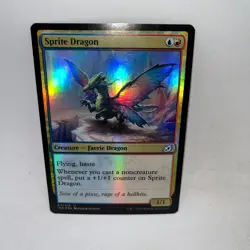 Sprite Dragon 211 Ikoria: Lair of Behemoths Magic: The Gathering Foil LP - Image 1