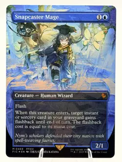 Snapcaster Mage CHOCOBO TRACK FOIL BORDERLESS 0469 Final Fantasy MTG 2025 NM - Image 1