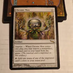 Chrome Mox - Magic MTG - LP Mirrodin Magic the Gathering x1 free shipping - Image 1