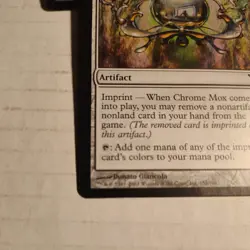 Chrome Mox - Magic MTG - LP Mirrodin Magic the Gathering x1 free shipping - Image 2