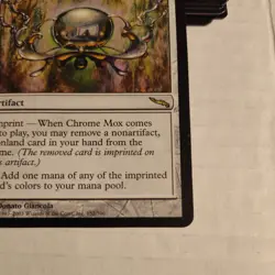 Chrome Mox - Magic MTG - LP Mirrodin Magic the Gathering x1 free shipping - Image 3