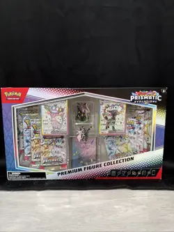 Pokemon TCG Prismatic Evolutions Premium Figure Collection - Sealed - Image 1