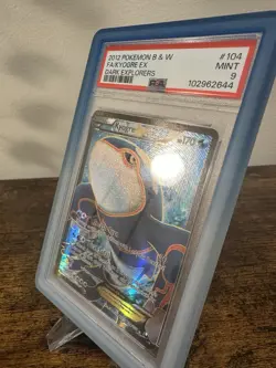 Pokemon Kyogre EX Dark Explorers Full Art #104 PSA 9 MINT POP 66 - Image 3