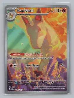 Rapidash 189/182 SV10: Destined Rivals NM Pokemon TCG Illustration Rare - Image 1