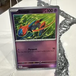Complete Set of Reverse Holo Deoxys Formes - Pokemon TCG: Chaos Rising - NM - Image 4