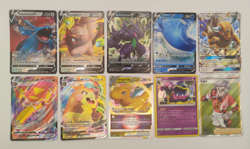 10 Pokemon Ultra Rare Card Bundle Lot V VMAX GX VSTAR Full Art No Duplicates NM - Image 1