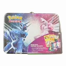 Pokemon Collector Chest 2022 Factory Sealed Lunch Box Dialga & Palkia 5 Packs - Image 1