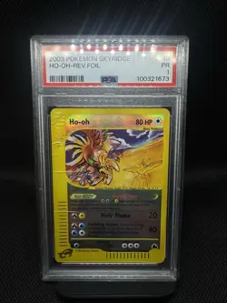 Pokemon Ho-Oh Skyridge Reverse foil PSA 1 - Image 1