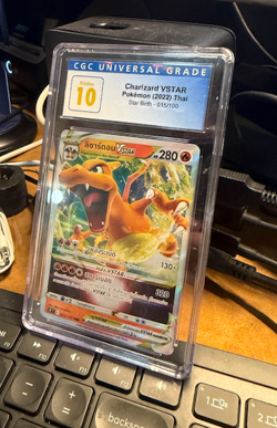 Pokemon Charizard VSTAR 015/100 Star Birth CGC Pristine 10 THAI VSTAR Holo - Image 3