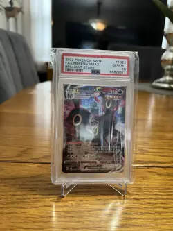 2022 Pokemon Sword & Shield Brilliant Stars #TG23 Full Art Umbron VMAX PSA 10 - Image 1