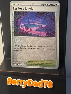 Perilous Jungle 156/162 SV05: Temporal Forces Reverse Holo Pokemon TCG NM - Image 1
