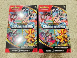 TWO – POKEMON CHAOS RISING BOOSTER BUNDLES - Image 1
