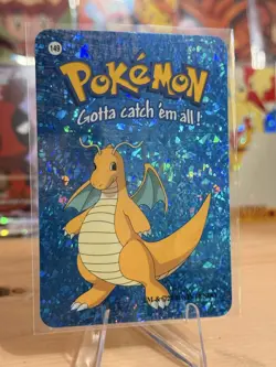 2000 Vintage Pokemon Vending Prism Sticker - Dragonite Solo Gallery #149 - Image 2