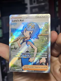 Pokemon TCG Lanas Aid 207/167 Ultra Rare Full Art Trainer Twilight Masquerade NM - Image 2