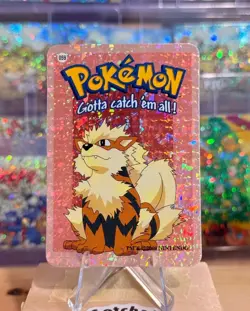 2000 Vintage Pokemon Vending Prism Sticker - Arcanine Solo Gallery #059 - Image 1