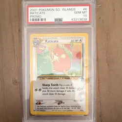 Pokemon Raticate 06/18 Southern Islands Promo Regular Stage 1 60HP PSA 10 - Image 1