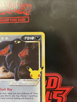 Umbreon Star 17 Classic Collection Celebrations: Classic Collection Pokemon D - Image 3