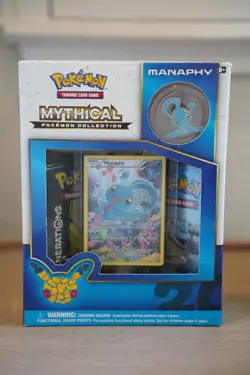 Pokemon TCG Manaphy Mythical Pokemon Collection Box New Sealed Generations 2016 - Image 1