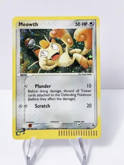 Pokemon TCG Pokemon Meowth 013 Promo Holo 50 HP English Nintendo 2003 - Image 1