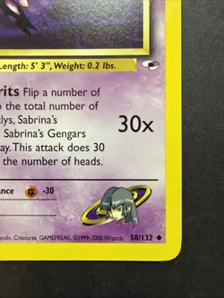 Pokemon Gym Heroes - Sabrina's Haunter 58/132 - Image 4