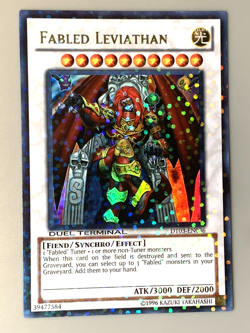 yugioh Fabled Leviathan DT03-EN036 Ultra Parallel Rare Near Mint - Image 1