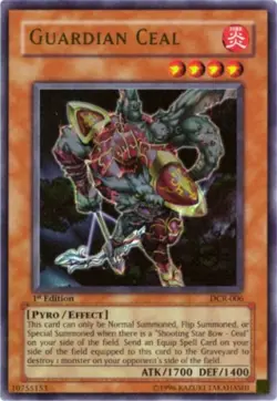Yugioh! MP Guardian Ceal - DCR-006 - Ultra Rare - 1st Edition Moderately Played, - Image 1