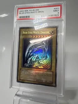 2002 Blue Eyes White Dragon PSA 9 SDK-001 - Full Holo Bleed - Vintage - Image 4