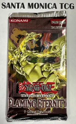 Sealed Yu-Gi-Oh! Flaming Eternity 1st Edition Booster Pack English KONAMI - Image 1