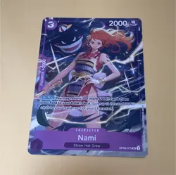 Bandai One Piece CCG Nami OP09-070 Special Foil Character Card EN 2000/3 - Image 1